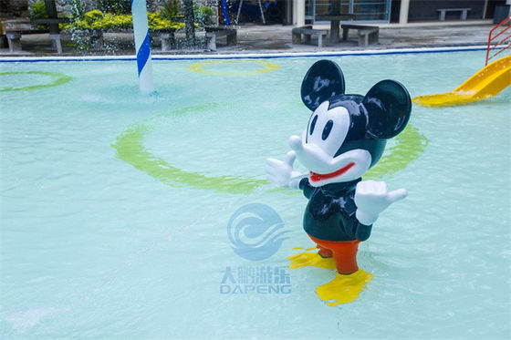 Giá tốt. Mickey Mouse Splash Pad Water Toy Fiberglass For Children Aqua Park trực tuyến