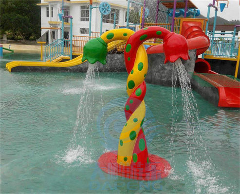 Giá tốt. Double Flower Water Splash Pad Độ cao 2,2m Chiều rộng 1,6m Đối với công viên phun nước trực tuyến