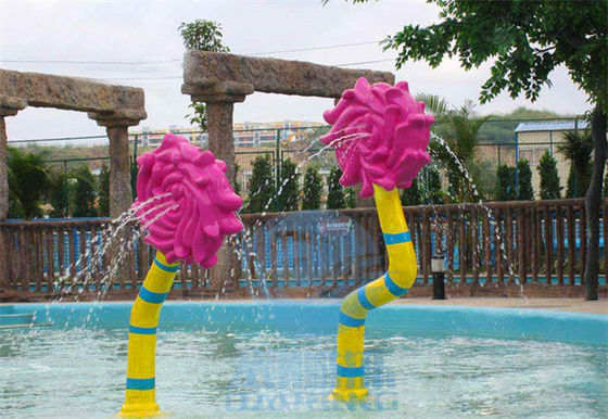 Giá tốt. Glass Fiber Water Splash Pad Anti Static Children Rose Flower Water Spray Công viên trực tuyến
