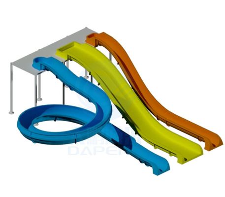 Giá tốt. Công viên nước ngoài Giải trí Trò chơi trẻ em trên mặt đất Bể bơi Thang nước trực tuyến