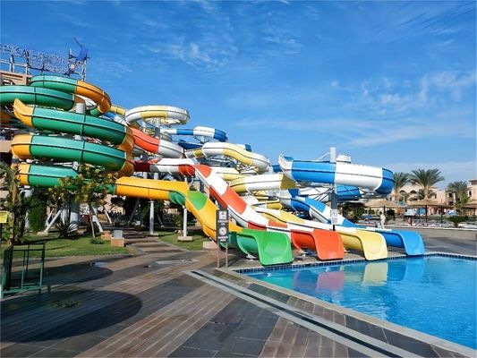 Giá tốt. Swimming Pool Fiberglass Water Slide For Kids  Commercial Theme Park Playground Amusement Rides trực tuyến
