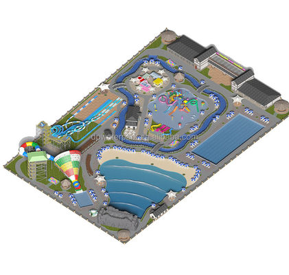 Giá tốt. 20000 SQM Aqua Park Design Master Plan thiết kế công viên chủ đề nước tùy chỉnh cho khu nghỉ mát trực tuyến