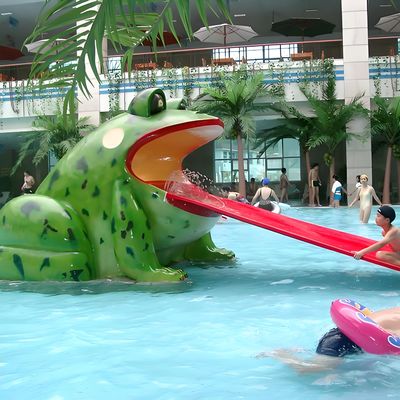 Giá tốt. Animal Fiberglass Water Play Splash Pad With Slide Customized Style Children Swimming Pool Use For Over 3 Years Old trực tuyến