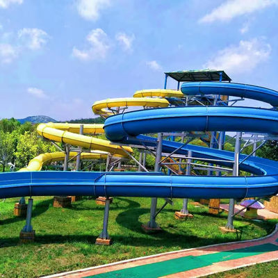 Giá tốt. Customized Size Colorful Fiberglass Water Slide for Outdoor Water Parks and Pools trực tuyến