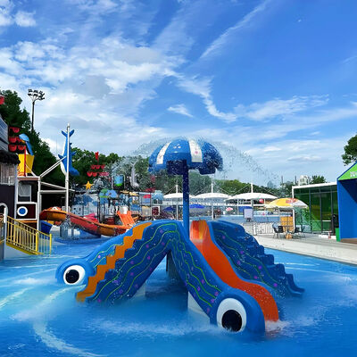 Giá tốt. Water Play Skits Fountain Công viên nước thương mại Bể bơi trẻ em Sợi thủy tinh kim loại Xây dựng thép kẽm với bảo hành 1 năm trực tuyến