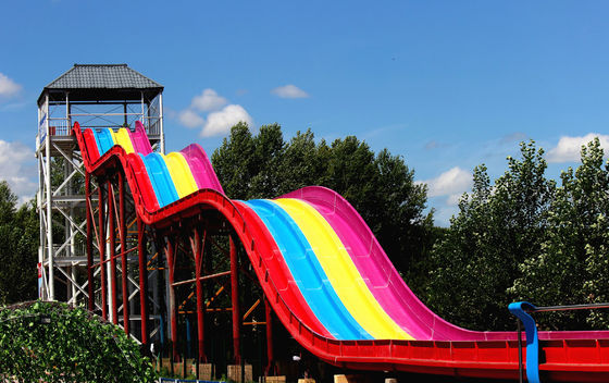 Customized Mat Racer Water Slide FRP Fiberglass Large Water Slides For Adults