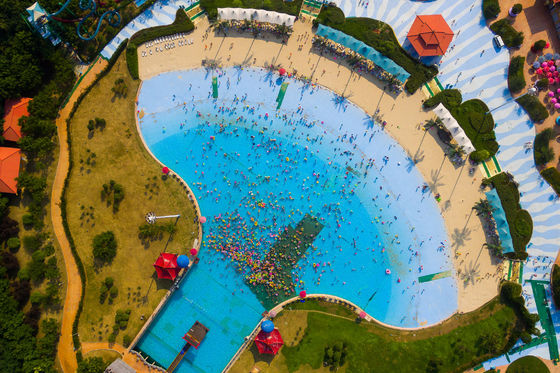 OEM Aqua Water Park Big Blue Tsunami Wave Pool Anti UV Steel Artificial Surf  Machine for Sale