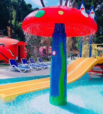 Fiberglass Water Mushroom Fountain tùy chỉnh cho trẻ em Spray Park
