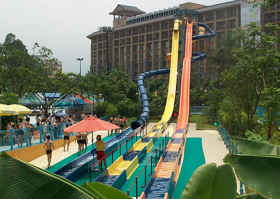 Giá tốt. Slide nước bằng sợi thủy tinh Kamikaze tùy chỉnh High Speed Water Slide 12m Height trực tuyến