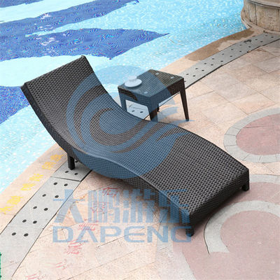 Giá tốt. Aluminum Frame Swimming Pool Accessories PE Rattan Lounge Chair 190cm Length trực tuyến