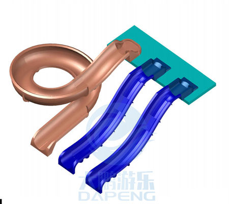 Giá tốt. Khách sạn Bể bơi nhỏ Slide nước Combo 2,5m Độ cao cho trẻ em và người lớn trực tuyến
