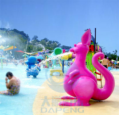 Công viên chủ đề nước Khu vực gia đình Trẻ em Sửa phơi Công viên trò chơi Đám Kangaroo Jet