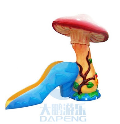 2.6m chiều cao Splash nhỏ nước trượt slide thủy tinh sợi nấm nước trượt slide cho trẻ em