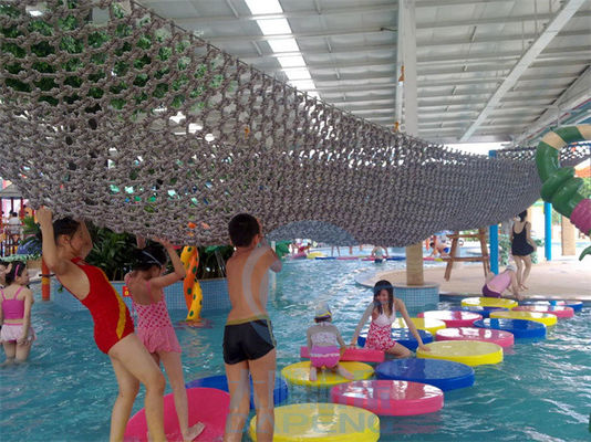 Giá tốt. Water Park Lazy River And Swimming Pool Floating Bridge With Climbing Net trực tuyến