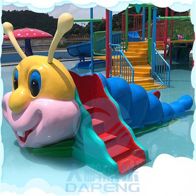 Giá tốt. Aqua Park Mini Pool Slide Fiberglass Caterpillar Water Slide Được phê duyệt CE trực tuyến