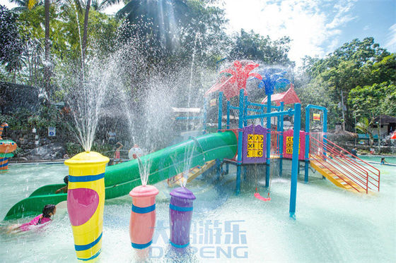 Giá tốt. Công viên phiêu lưu Rain Splash Pad đồ chơi sợi thủy tinh Cột đài phun Set trực tuyến