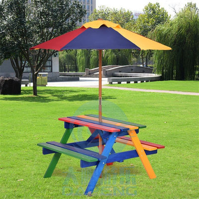Các phụ kiện hồ bơi đa màu Không độc hại 4 chỗ ngồi trẻ em Bàn ghế bơi picnic