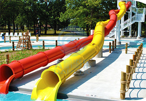 Giá tốt. Double Twist Hotel Water Slide Aqua Park Bể bơi xoắn ốc trực tuyến