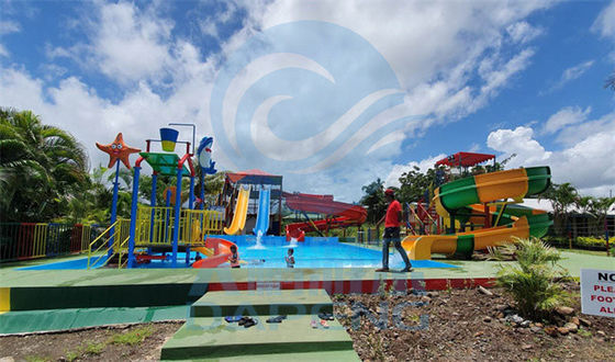Khu vui chơi khách sạn Công viên nước Thiết bị trượt băng Sợi thủy tinh HDG Thép