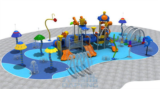 Giá tốt. Khu vực chơi nước dân cư 250m2 với thảm chống trượt và thiết bị phun nước vui vẻ trực tuyến
