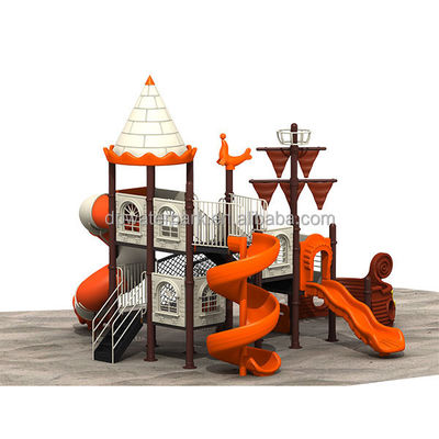 Giá tốt. 2023 Hot Sale Corsair Style Kids Park Equipment Custom Outdoor Playground Plastic Slide cho trẻ em trực tuyến