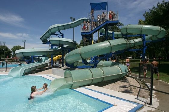 Giá tốt. Aqua Water Play Kids Tube Slide Set Fiberglass Park Toys Equipment For Pool trực tuyến