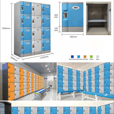 ABS Tự động khác biệt Smart Tủ thùng quần áo công cộng kỹ thuật số an toàn cho bể bơi