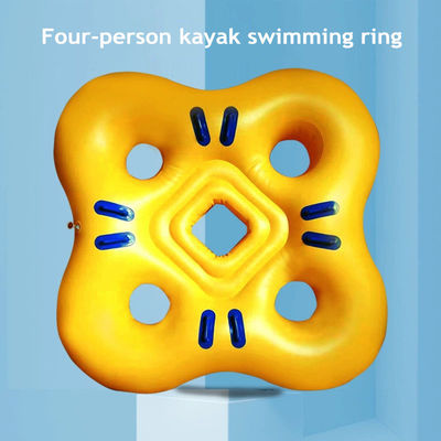 Giá tốt. OEM Slide Raft Swim Ring Tube Floating Multi - Person với tay cầm cho công viên nước trực tuyến