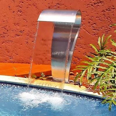 Giá tốt. Thiết bị hồ bơi kim loại SPA Thép không gỉ Đầu đài phun nước Thác nước ngoài trực tuyến