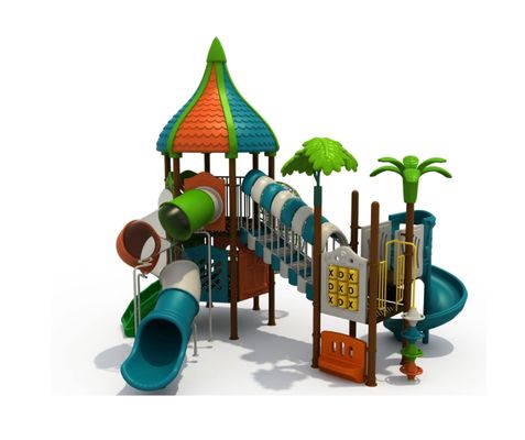 OEM Outdoor Playground Water Play Equipment Plastic Slide for Kids