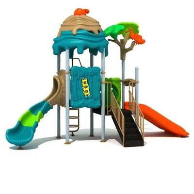 ODM ngoài trời sân chơi trẻ em trò chơi Playhouse nhựa nước trượt