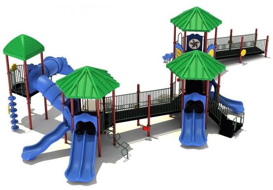 Giá tốt. OEM Outdoor Playground Equipment 3 In 1 Plastic Playhouse With Slide trực tuyến