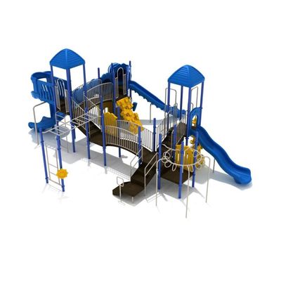 OEM Thép galvanized thương mại lớn nhựa trượt cho trẻ em chơi