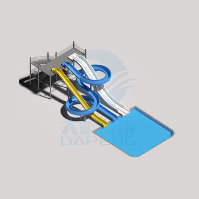 OEM Amuse Công viên nước trẻ em sân chơi Đi bộ hồ bơi slide slide
