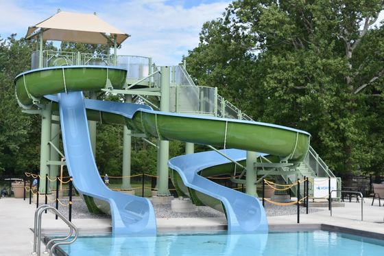 Giá tốt. 1 người thủy tinh slide nước 5 mét chiều cao trực tuyến