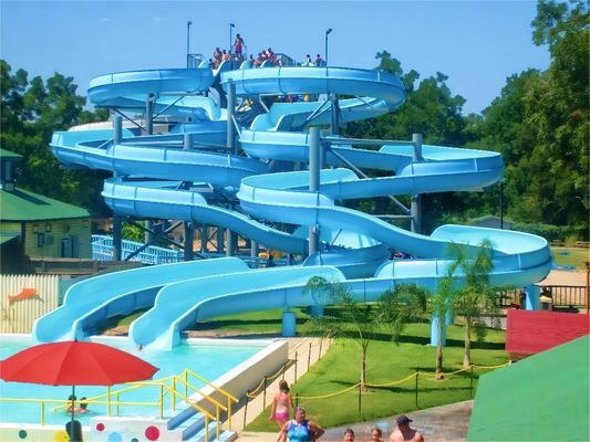 18.5Kw / giờ thủy tinh slide nước Công viên giải trí Thiết bị bể bơi