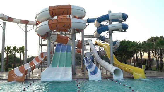 Giá tốt. Bộ thiết bị giải trí OEM Slide nước sợi thủy tinh cho hồ bơi trực tuyến