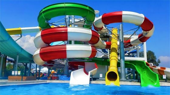 Giá tốt. 12mm Độ dày slide hồ bơi thủy tinh sợi nước Theme Park thiết bị Set trực tuyến