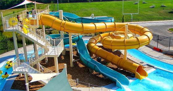 Giá tốt. 3m Height Fiberglass Water Slide Kids Playground Rides For Pool trực tuyến