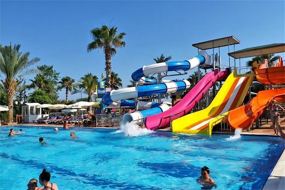 ODM Giải trí ngoài trời Công viên nước Trò chơi nước Chơi xe Bể bơi Slide