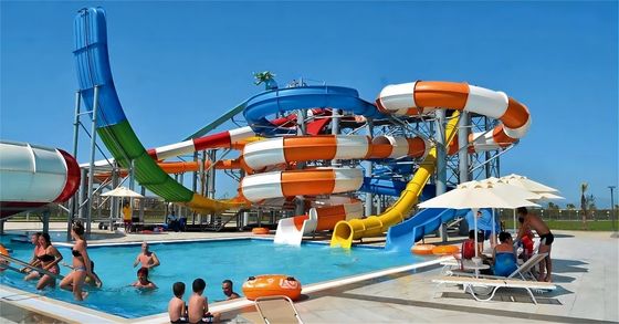 Giá tốt. OEM Trẻ em Giải trí Công viên nước Thể thao Bể bơi Fiberglass Slide trực tuyến