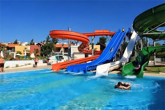 Giá tốt. Bể bơi trên mặt đất Slide sợi thủy tinh Trẻ em giải trí nước trực tuyến