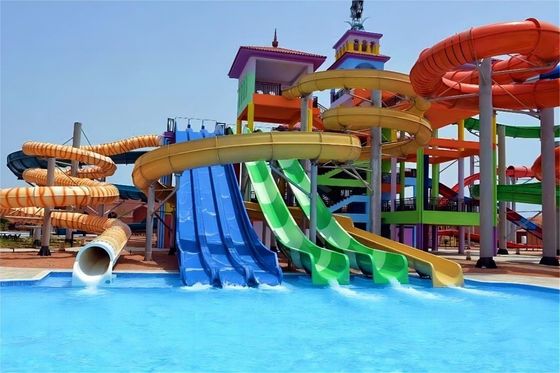 Giá tốt. 18.5Kw 3m chiều rộng Công viên nước Slide Giải trí Công viên giải trí Các cơ sở trò chơi trực tuyến
