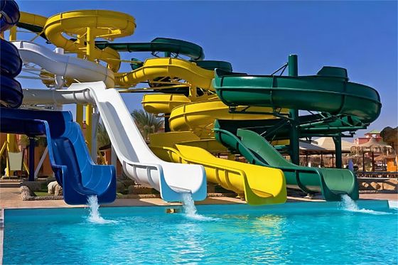 Giá tốt. Trò chơi thể thao dưới nước ngoài Rides Kids Fiberglass Slide Màu tùy chỉnh trực tuyến
