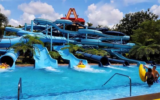 Giá tốt. Outdoor Water Park Swimming Pool Fiberglass Slide 5m Height trực tuyến