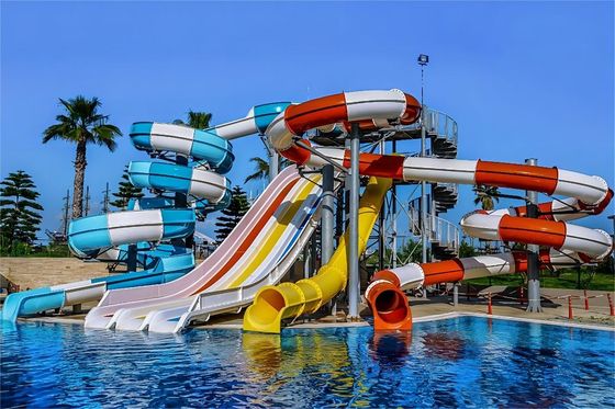 OEM Trẻ em Công viên giải trí nước Thiết bị ống slide sợi thủy tinh để bán