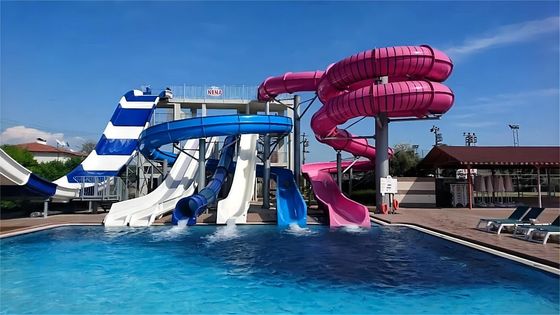 Giá tốt. OEM Customized Aqua Water Park Private Pool Tube Fiberglass Slides trực tuyến