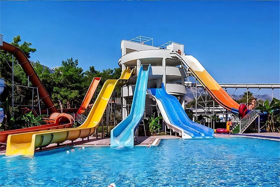 Thiết bị chơi nước ODM Máy trượt nước bằng sợi thủy tinh cho hồ bơi