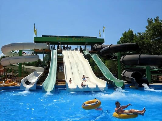 Trẻ em Công viên nước Thiết bị sân chơi Giải trí Máy trượt sợi thủy tinh