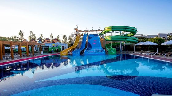 Giá tốt. Công viên vui chơi vui chơi nước Thiết bị chơi mềm Kính slide cho người lớn trực tuyến